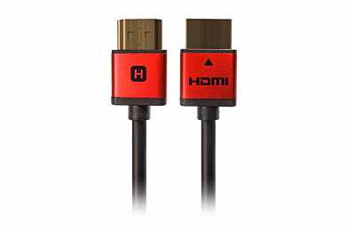 Кабель Harper HDMI - HDMI, 1 м, с металлическими наконечниками, черный, DCHM-791 (арт. 601190)
