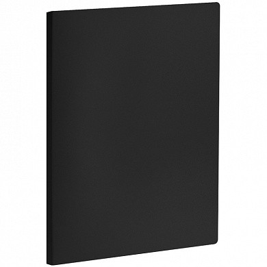 Папка с зажимом OfficeSpace, 20мм, 400мкм, черная (арт. FC1_10253)