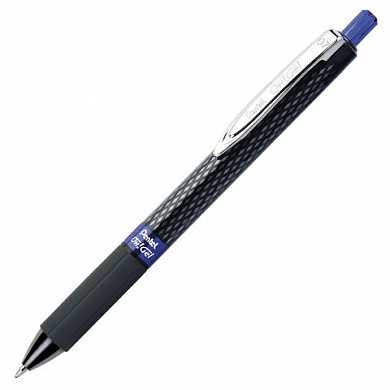Ручка гелевая автоматическая PENTEL "OhGel", узел 0,7 мм, линия 0,35 мм, резиновый упор, синяя, K497-CN (арт. 142674)