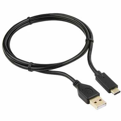Кабель Type-C-USB 2.0, 1 м, CABLEXPERT, для подключения портативных устройств и периферии, CCP-USB2-AMCM-1M, CCP-USB2AMCM-1М (арт. 512365)