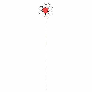 Штекер садовый Flower pot 50 см красный (арт. 09847r)