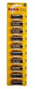 Батарейка Kodak Max Lr6/316 Bl10 (арт. 421079)