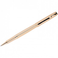 Ручка-роллер Delucci "Celeste", синяя, 0,6мм, цвет корпуса - золото, поворот., подар.уп. (арт. 202917)
