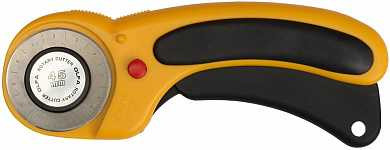 Нож OLFA с круговым лезвием, с пистолетной рукояткой, фиксатор, 45мм (арт. OL-RTY-2/DX)