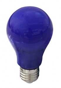 Лампа светодиодная Ecola A60 E27 12W, синяя, 360°, 110x60, K7CB12ELY (арт. 631323)