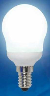 Лампа энергосберегающая Uniel Шар G45 E14 11W 2700 87X45 G45-11/2700/E14 (арт. 223407)