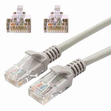 Кабель (патчкорд) UTP 5e категория, RJ-45, 2 м, CABLEXPERT, для подключения по локальной сети LAN, PP12-2M (арт. 512671)
