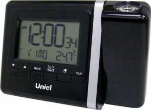 Uniel UTP-80 Часы многофункциональные, цвет корпуса - черный (арт. 619593) купить в интернет-магазине ТОО Снабжающая компания от 24 990 T, а также и другие Часы и будильники на сайте dulat.kz оптом и в розницу