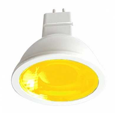 Лампа светодиодная Ecola MR16 GU5.3 220V 4.2W, прозрачная, стекло, желтая, 47x50, M2CY42ELT (арт. 583698)