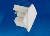 Заглушка для шинопровода Uniel, торцевая, белая, UFB-C41 (арт. 497909)