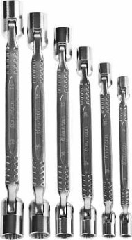 Набор шарнирных гаечных ключей двусторонних 6 шт, 8 - 19 мм, KRAFTOOL (арт. 27211-H6_z01)