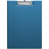 Папка-планшет с зажимом OfficeSpace, ПВХ, синий (арт. ППСЗ_68977)