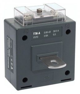 Трансформатор тока ТТИ-А 600/5А 5ВА класс 0,5S IEK (арт. 572721)