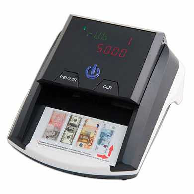 Детектор банкнот MERCURY D-20A LED, автоматический, ИК-, магнитная детекция, с АКБ, черный (арт. 290802)