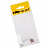 Переходник шт USB-A (Male) - шт Mini USB 5pin (Male) PROCONNECT (ПАКЕТ БОБ) 1 шт, 18-1174-9 (арт. 610702)