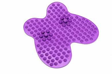 Коврик массажный рефлексологический для ног «Релакс ми» фиолетовый (арт. KZ 0450)