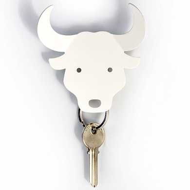 Держатель для ключей и аксессуаров Bull белый (арт. QL10152-WH)