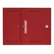 Шкаф пожарный ПРЕСТИЖ-02, навесной, закрытый, красный, 531-02 (арт. 290946)