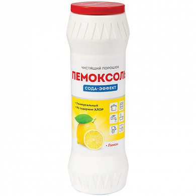Средство чистящее OfficeClean Пемоксоль "Лимон. Сода-эффект", порошок, 400г (арт. 257959)