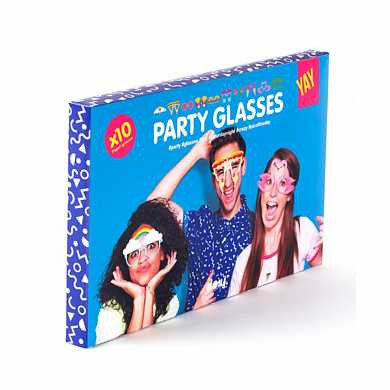 Бумажные очки для вечеринок Crazy glasses (арт. DYGLASSCR)