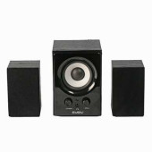 Колонки SVEN MS-80, 2.1, 7 Вт, дерево, черные, SV-013080BK (арт. 512584)
