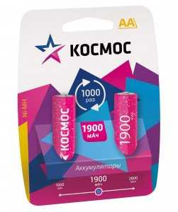 Ак-р Космос /R6 1900mAh Ni-MH BL2 (арт. 11770) купить в интернет-магазине ТОО Снабжающая компания от 1 960 T, а также и другие R6/AA 316 аккумуляторы на сайте dulat.kz оптом и в розницу