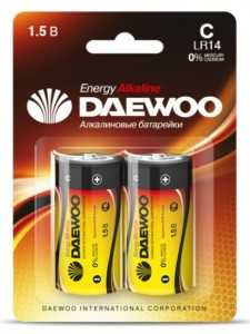 Батарейка Daewoo/Daewooenergy Lr14/343 Bl2 (арт. 12360)