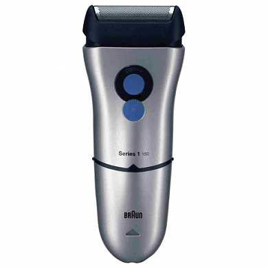 Электробритва BRAUN 150s-1, сеть+аккумулятор, триммер, очистка под водой, щеточка, серебристая/синяя (арт. 453725) купить в интернет-магазине ТОО Снабжающая компания от 57 624 T, а также и другие Электробритвы, триммеры, машинки для стрижки на сайте dulat.kz оптом и в розницу