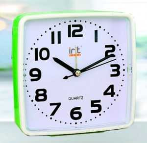 Часы-будильник IRIT IR-607, 12х4х12см, пластик, AAх1 (арт. 579562)