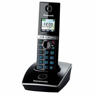Радиотелефон PANASONIC KX-TG8051RUB, память 50 номеров, АОН, повтор, спикерфон, полифония, 10-100 м, черный (арт. 262045) купить в интернет-магазине ТОО Снабжающая компания от 59 339 T, а также и другие Радиотелефоны на сайте dulat.kz оптом и в розницу