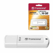 Флэш-диск 16 GB, TRANSCEND Jet Flash 370, USB 2.0, белый, TS16GJF370 (арт. 510972)