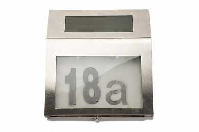 Указатель номера дома с подсветкой и солнечной батареей «Мой дом» (арт. TD 0474)
