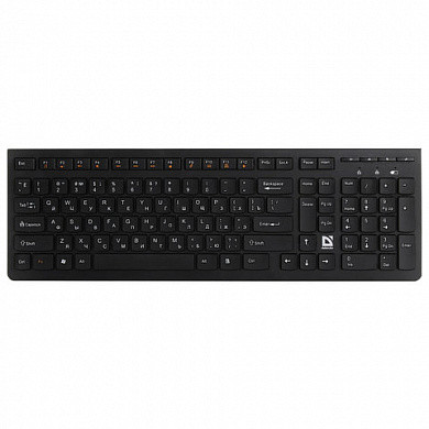 Клавиатура беспроводная DEFENDER UltraMateSM-535RU,104+16 дополнительных клавиш,черная, 45535 (арт. 512865)