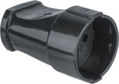 Navigator розетка переносная NCA-SK01-10A-X-BL черная 61717 (арт. 666685)