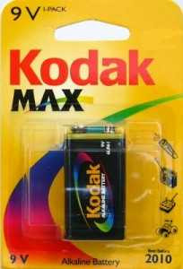 Батарейка Kodak Max 6Lr61/6F22 Bl1 (арт. 5268) купить в интернет-магазине ТОО Снабжающая компания от 2 058 T, а также и другие 6F22 батарейки (крона) на сайте dulat.kz оптом и в розницу