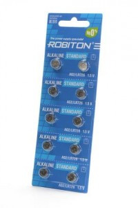 Э/п Robiton STANDARD R-AG2-0-BL10 AG2 (0% Hg) BL10 (арт. 626112) купить в интернет-магазине ТОО Снабжающая компания от 147 T, а также и другие Батарейки для часов на сайте dulat.kz оптом и в розницу