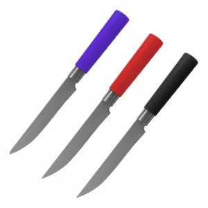Нож Mal-05P Mix (Универс.) Пластик. Ручка, Лезвие 11,5См 985379 (арт. 292233)