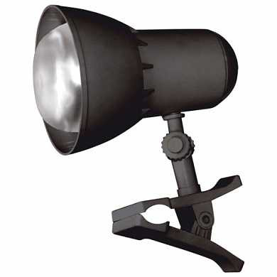 Светильник настольный "Надежда-1 Мини", на прищепке, лампа накаливания/люминесцентная/светодиодная, до 40 Вт, черный, Е27 (арт. 235516)