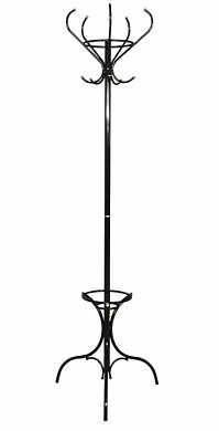Вешалка напольная ЗМИ "Тюльпан", высота 1.9 м, диаметр 64 см, черная, ВНП13Ч (арт. 571574)