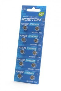 Э/п Robiton STANDARD R-AG3-0-BL10 AG3 (0% Hg) BL10 (арт. 626113) купить в интернет-магазине ТОО Снабжающая компания от 49 T, а также и другие Батарейки для часов на сайте dulat.kz оптом и в розницу