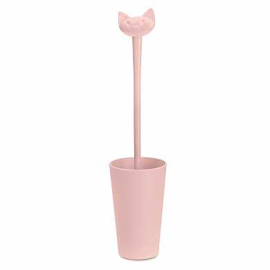 Ёршик для унитаза Miaou, розовый (арт. 5017638) купить в интернет-магазине ТОО Снабжающая компания от 24 353 T, а также и другие Ванная комната на сайте dulat.kz оптом и в розницу