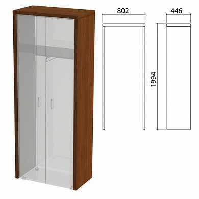 Декоративное обрамление шкафов "Приоритет", 802х446х1994 мм, ноче милано (КОМПЛЕКТ) (арт. 980381)