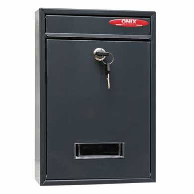 Ящик почтовый металлический "ЯК-1", навесной, ключевой замок, 320х215х85 мм (арт. 290660)