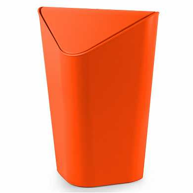Корзина для мусора угловая Corner оранжевая (арт. 086900-460)
