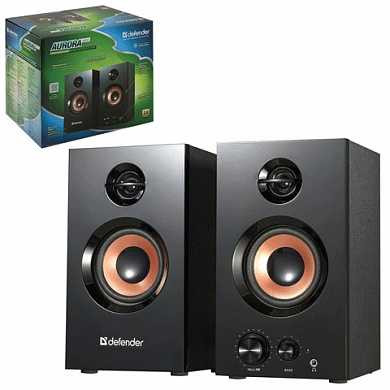 Колонки компьютерные DEFENDER AURORA S20, 2.0, 2х10 W, дерево, двухполосные, черные, рег. громкости, 65419 (арт. 511092) купить в интернет-магазине ТОО Снабжающая компания от 36 554 T, а также и другие Компьютерные колонки на сайте dulat.kz оптом и в розницу