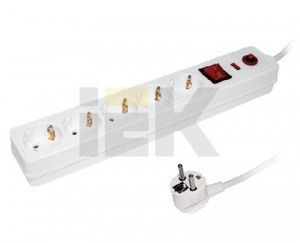 Сетевой фильтр СФ-05К-выкл. 5 мест 2Р+PЕ/1,5метра 3х1мм2 IEK (арт. 519896) купить в интернет-магазине ТОО Снабжающая компания от 11 662 T, а также и другие Сетевые фильтры на сайте dulat.kz оптом и в розницу