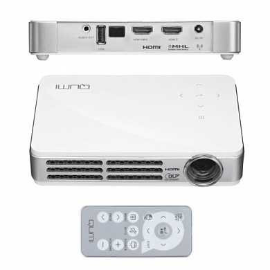 Проектор VIVITEK Qumi Q6, DLP, 1280х800, 16:10, 800 лм, 30000:1, LED, 0,48 кг, белый, 813097021151 (арт. 353568) купить в интернет-магазине ТОО Снабжающая компания от 842 555 T, а также и другие Проекторы мультимедийные на сайте dulat.kz оптом и в розницу