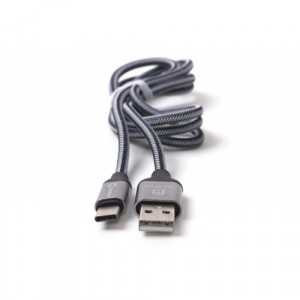 Кабель Harper USB(A) штекер - USB type C, 1м, серебро, BRCH-710 SILVER (арт. 618452)