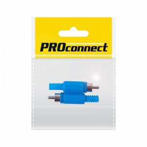 Штекер RCA "Синий" PROCONNECT Индивидуальная упаковка 2шт,14-0405-8 (арт. 656964)