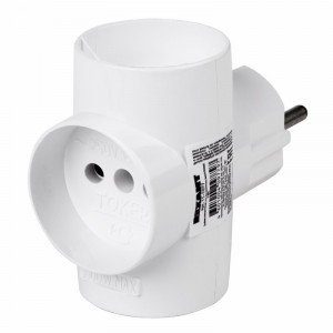 Тройник электрический без заземления 220В, 6A-10A REXANT,11-1081 (арт. 658323) купить в интернет-магазине ТОО Снабжающая компания от 833 T, а также и другие Сетевые переходники, тройники, адаптеры на сайте dulat.kz оптом и в розницу